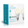 NEDIS WIFILC21WTE27 LAMPES LED Wi-Fi Full Color et What-White E27 2-pack