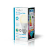 Nedis WIFILW12WTB22 SmartLife LED Bulbe Wi-Fi B22 800 LM 9 W WHITE CLASSE DE 2700 K CLASSE D'ÉNERGIE: A + Android; iOS A60