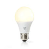 Nedis WIFILW12WTE27 SmartLife LED Bulbe Wi-Fi E27 800 LM 9 W WHITE CLASSE DE 2700 K CLASSE D'ÉNERGIE: A + Android; Diamètre iOS: 60 mm A60