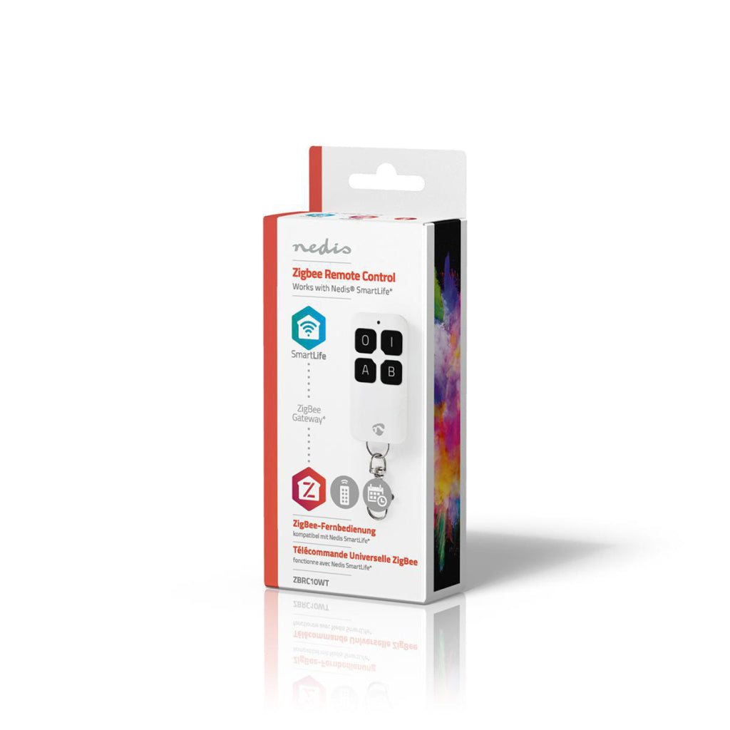 NEDIS ZBRC10WT Remote Control Zigbee 4 boutons, y compris la batterie blanc
