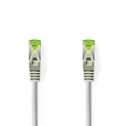 NEDIS CCBW85420GY05 CABLE CABLE S FTP RJ45 mâle RJ45 mâle 0,5 m Round LSZH Gray Boîte à fenêtre - afbeelding 1