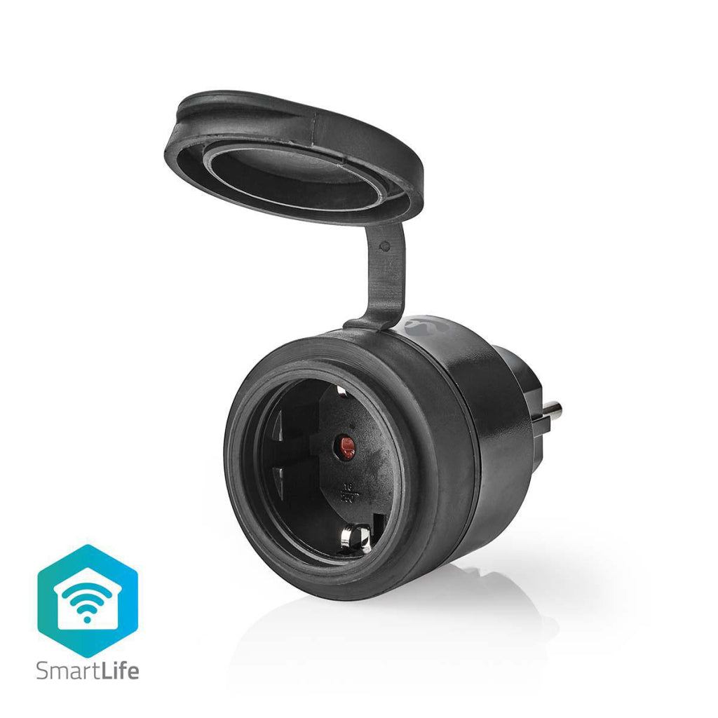 Nedis wifipo110fbk smartLife plug wifi ip44 3680w noir
