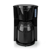 Nedis kacm250ebk cafetière capacité maximale: 1,0 l 8 fonction de réchauffement noir - afbeelding 1