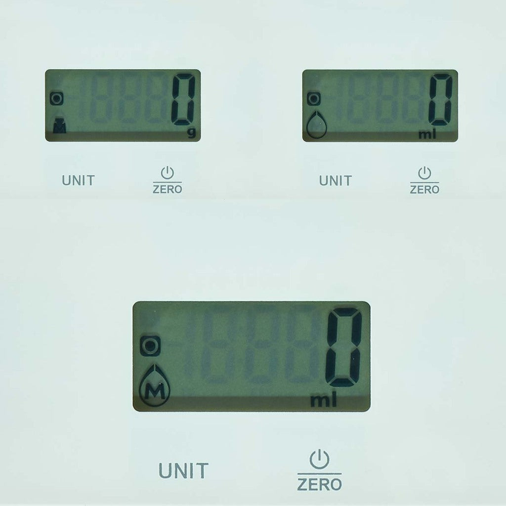 Nedis kasc610wt kitchen échelle en verre numérique plastique blanc