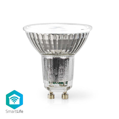 Nedis wifilrc10gu10 lampe multicolore SmartLife Wi-Fi Gu10 345 lm 4,9 W RGB CHAUD TO COLAD BLANC Android Trade; iOS par16
