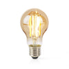 Nedis WiFilrf10a60 SmartLife LED Filament lampe Wi-Fi E27 806 LM 7 W Verre blanc chaud Android iOS Peer