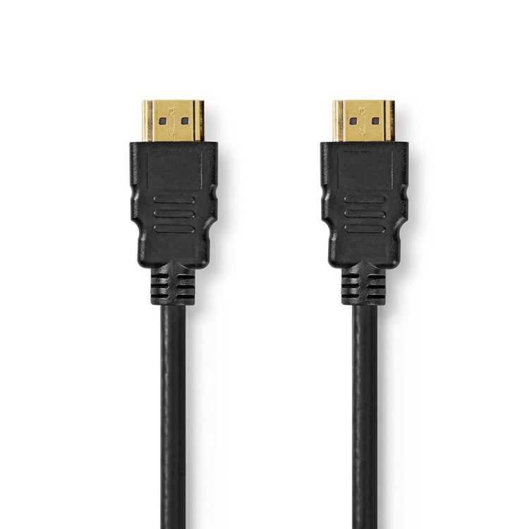 NEDIS CVGP35000BK50 Trade HDMI; Trade HDMI câble; Commerce du connecteur HDMI; Connecteur 8K @ 60Hz EARC DIRE 5,00 M PVC Black Polybag