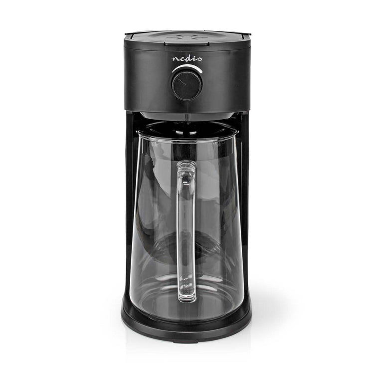Nedis kaicm200fbk crème glacée café glacée théâtre de thé filtre café 2,5 l 6 tasses de noir