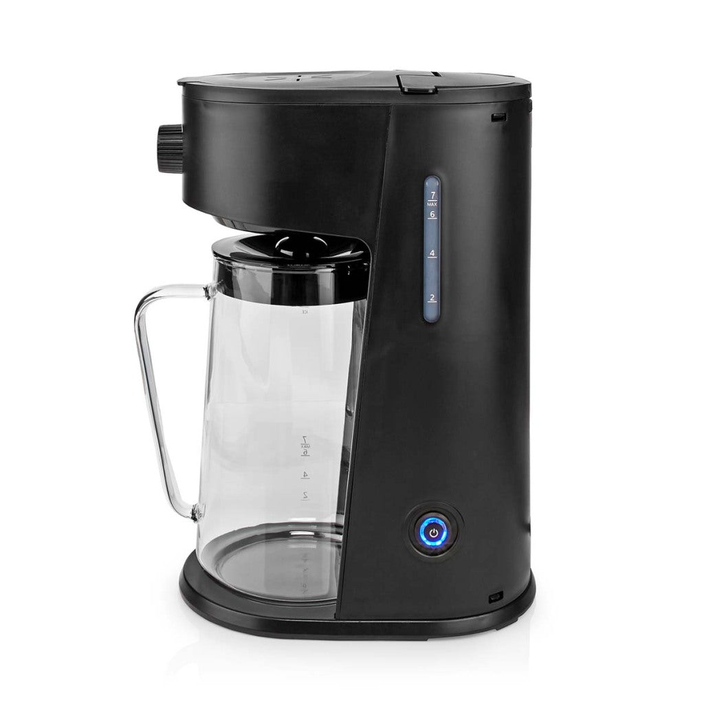 Nedis kaicm200fbk crème glacée café glacée théâtre de thé filtre café 2,5 l 6 tasses de noir