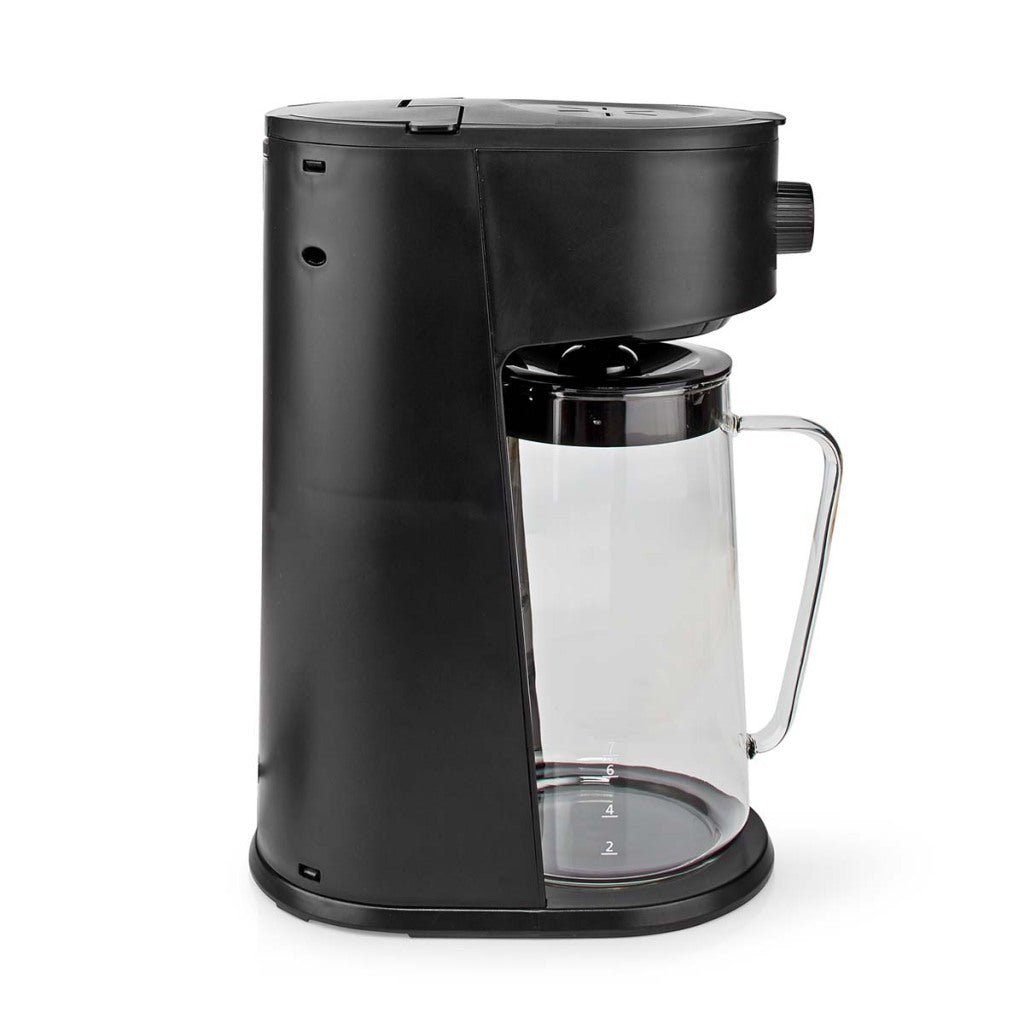 Nedis kaicm200fbk crème glacée café glacée théâtre de thé filtre café 2,5 l 6 tasses de noir