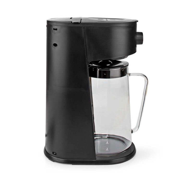 Nedis kaicm200fbk crème glacée café glacée théâtre de thé filtre café 2,5 l 6 tasses de noir