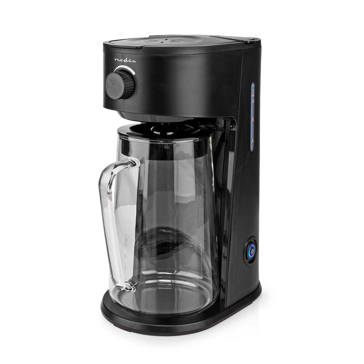 Nedis kaicm200fbk crème glacée café glacée théâtre de thé filtre café 2,5 l 6 tasses de noir