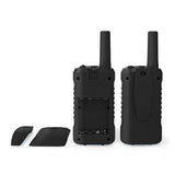 Nedis wltk0610bk walkie talkie set 2 combinés jusqu'à 6 canaux de fréquence: 8 vox à 3 heures de sortie du casque 2 casques noirs - afbeelding 4
