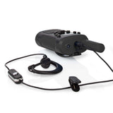 Nedis wltk0610bk walkie talkie set 2 combinés jusqu'à 6 canaux de fréquence: 8 vox à 3 heures de sortie du casque 2 casques noirs - afbeelding 6