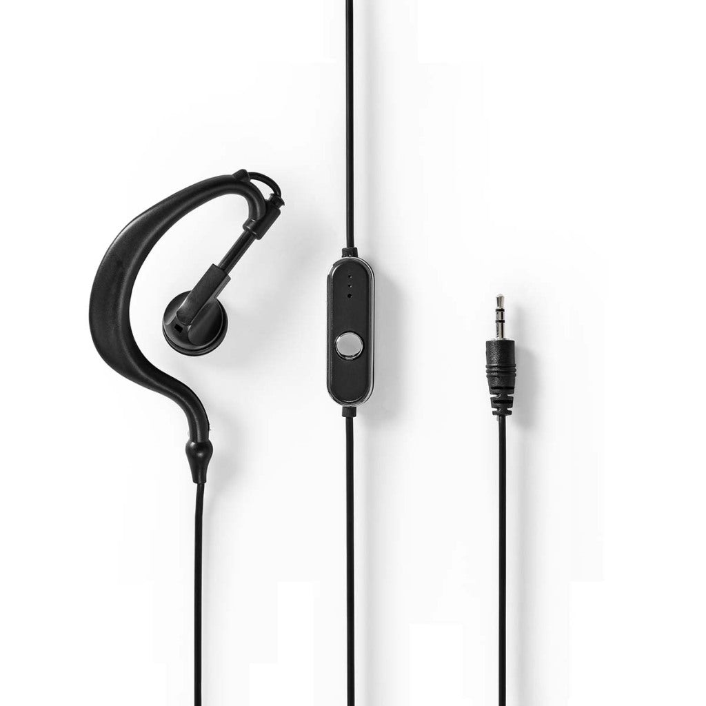 Nedis wltk0610bk walkie talkie set 2 combinés jusqu'à 6 canaux de fréquence: 8 vox à 3 heures de sortie du casque 2 casques noirs
