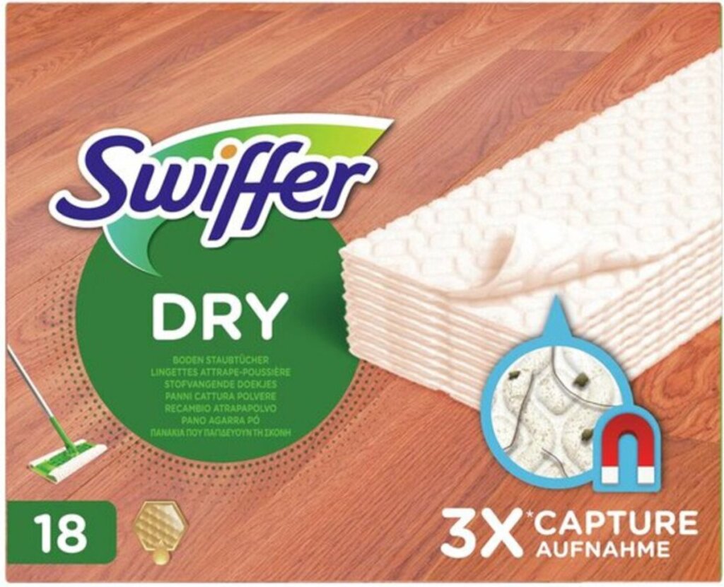 Swiffer Swiffer Dry Floors Drys Floors en bois 18 pièces