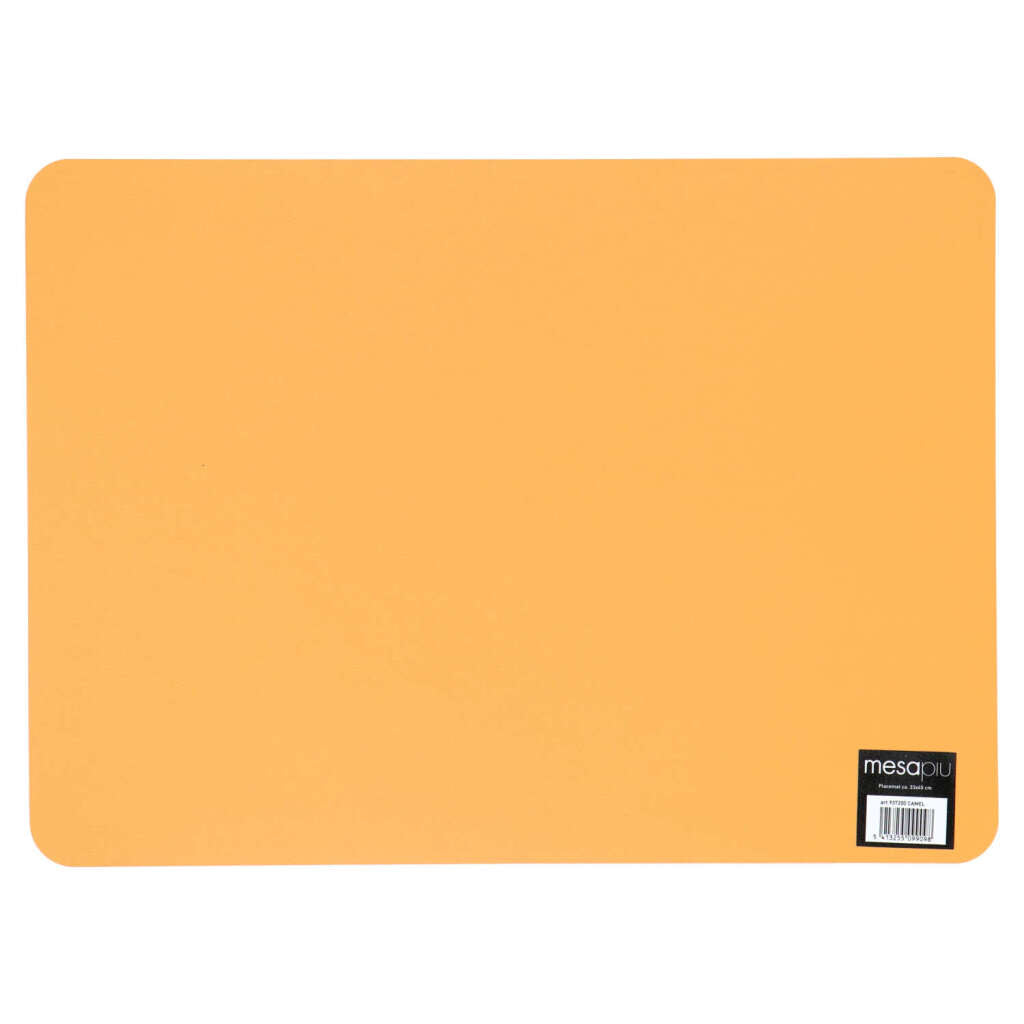 Mesapiu Mesapiu Placemat Cuir Look Camel 45x33 cm