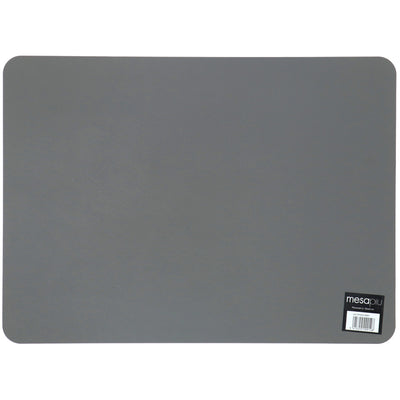 Mesapiu Mesapiu Placemat en cuir gris 45x33 cm