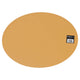 Mesapiu Mesapiu Placemat Cuir Look Camel ovale 45x33 cm