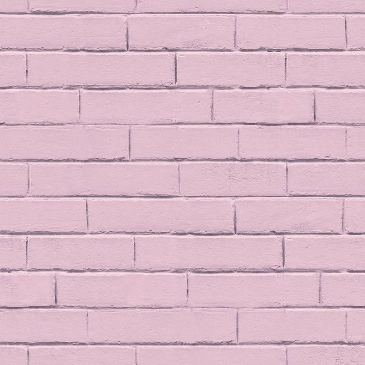 NOORDWAND NOORDWAND Fond d'écran Bonnes vibrations Pink Brick Wall