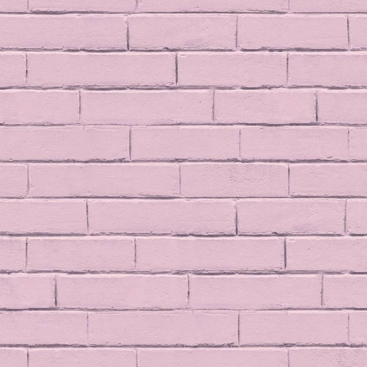 NOORDWAND NOORDWAND Fond d'écran Bonnes vibrations Pink Brick Wall