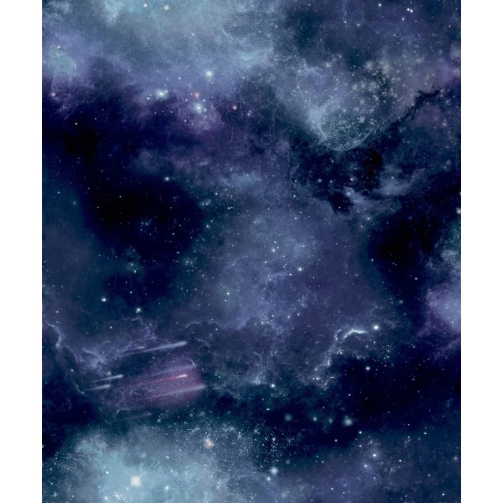 North Wall Noordwand Fond d'écran bonne galaxie avec noir et violet