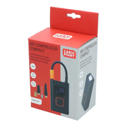 Compresseur mobile Carpoint compact - rechargeable USB-C - 7,4v 60w - tension réglable - jusqu'à un maximum de 150 psi ou 10,3 bar - lampe de poche, batterie externe pour lampe de secours - afbeelding 2