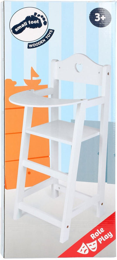 Petit pied de poupée en bois blanc
