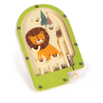 Petit pied en bois mini lion gibier de flipper