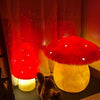 Lampe Egmont champignon rouge + variateur.