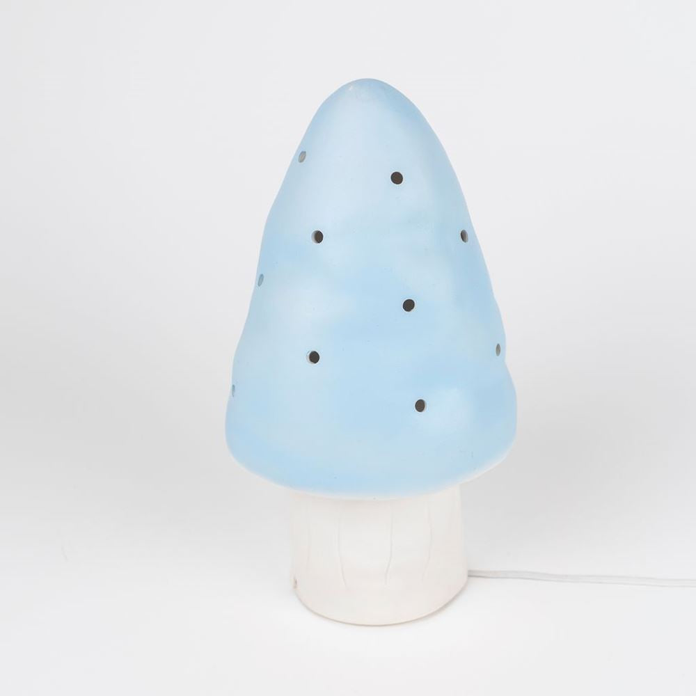 Lampe Egmont champignon bleu + variateur.