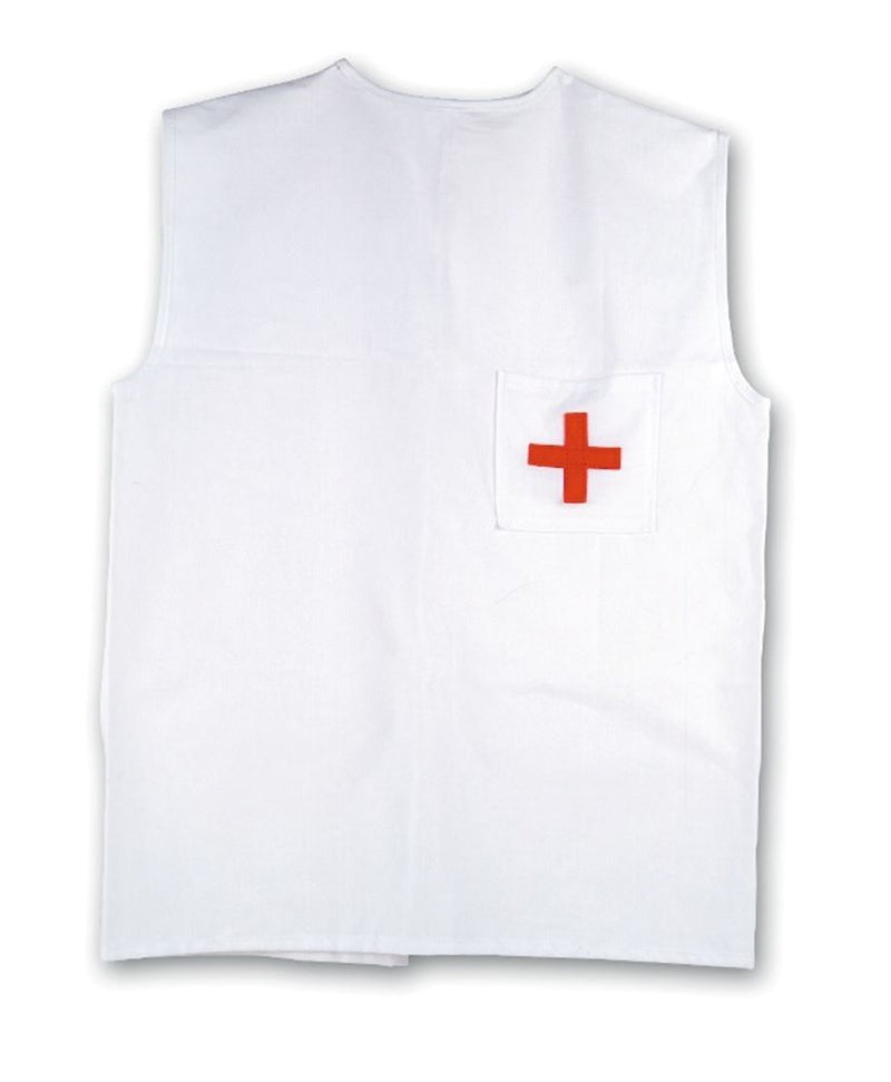 Tablier de médecin Egmont avec chapeau. 54x44c
