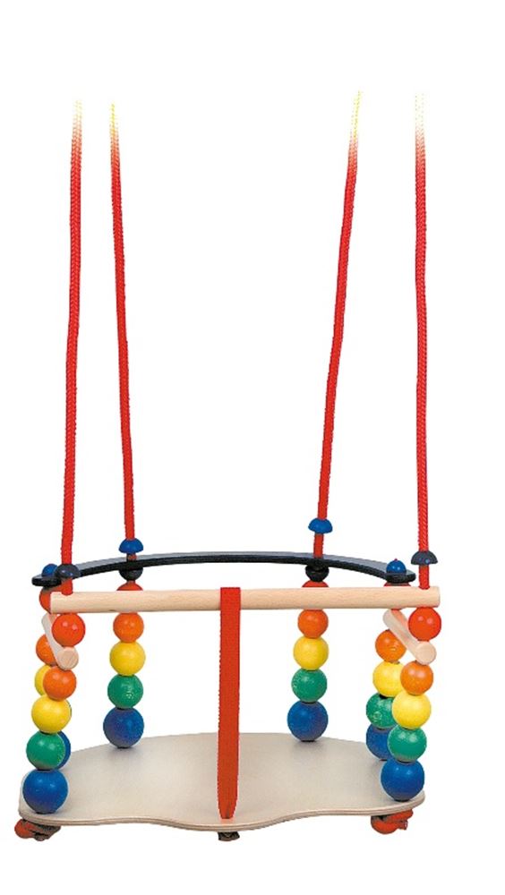 Balançoire en bois avec support. 3+