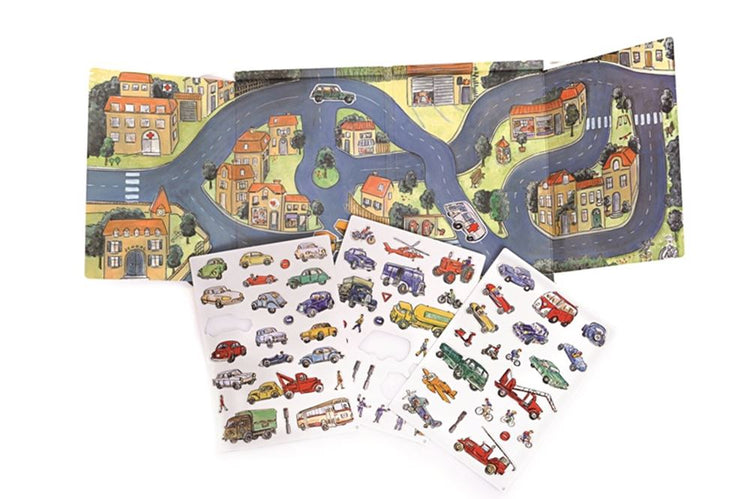 Jeu de voitures magnétiques Egmont. 25x24x cm. 3+