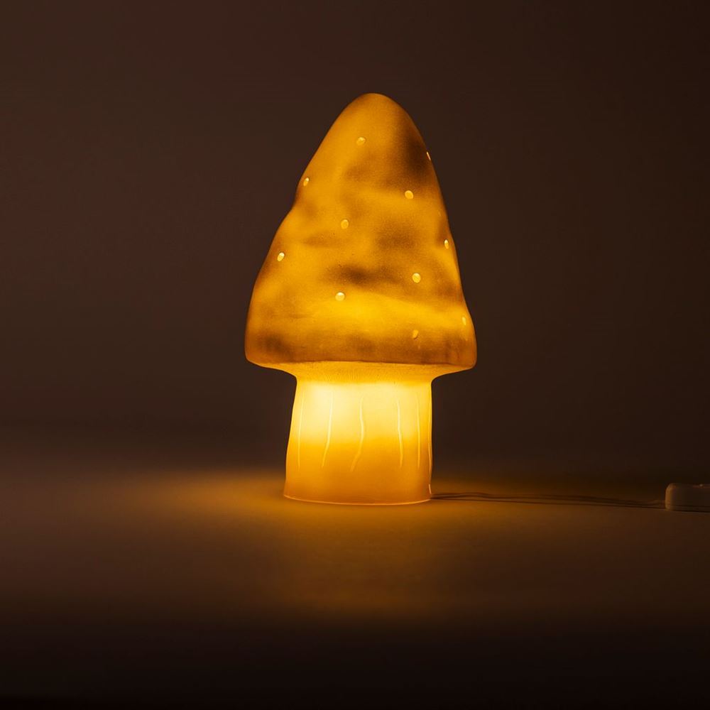 Lampe Egmont champignon doré avec variateur.