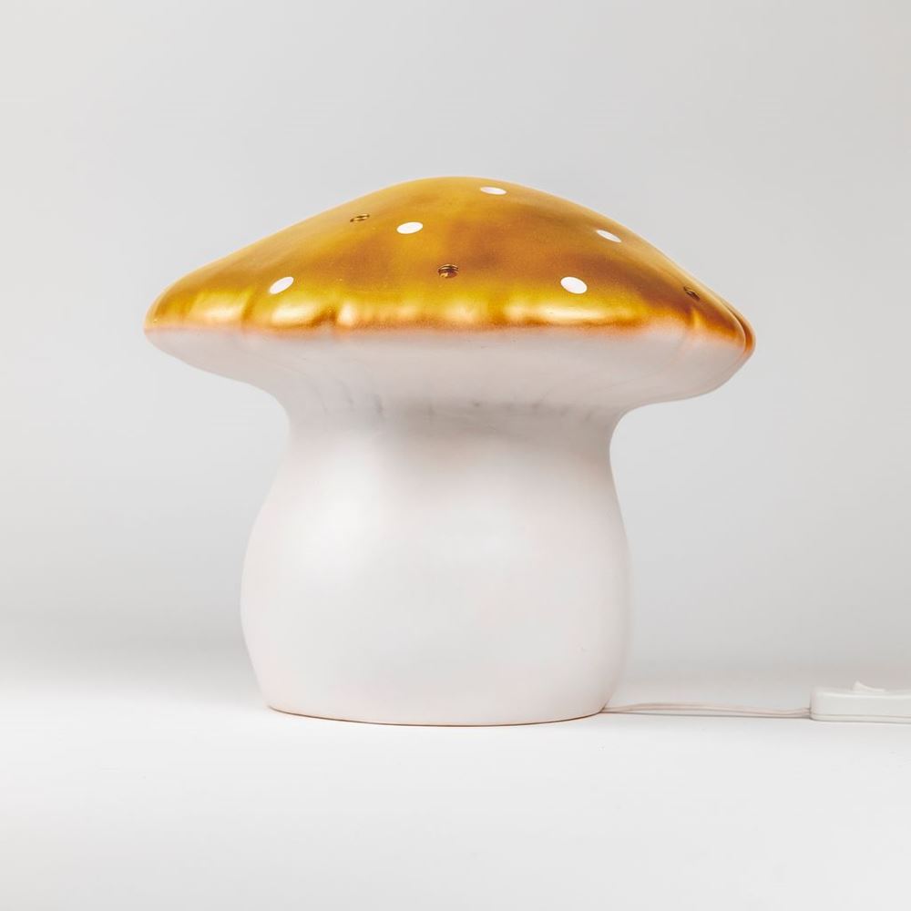 Lampe Egmont champignon doré + variateur.