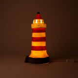 Lampe phare d'Egmont rouge-blanc. 17x35cm - afbeelding 2