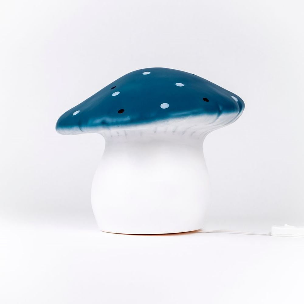 Lampe Egmont champignon jeans + variateur.