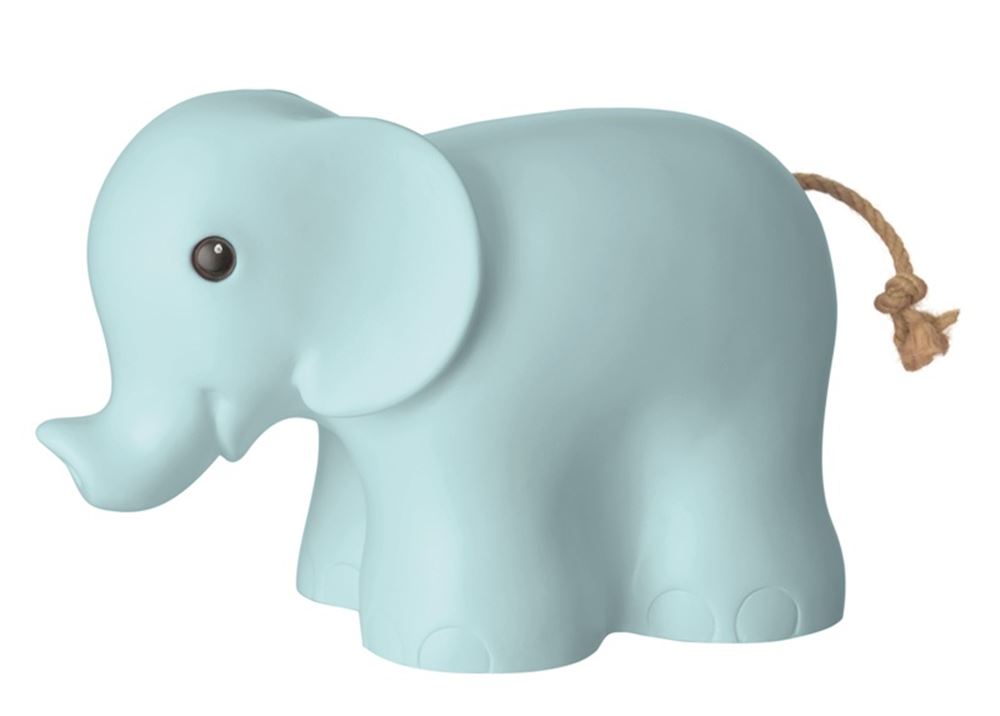 Egmont lampe éléphant bleu clair 22x32x16