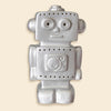 Lampe Egmont robot argent. 33x18x10