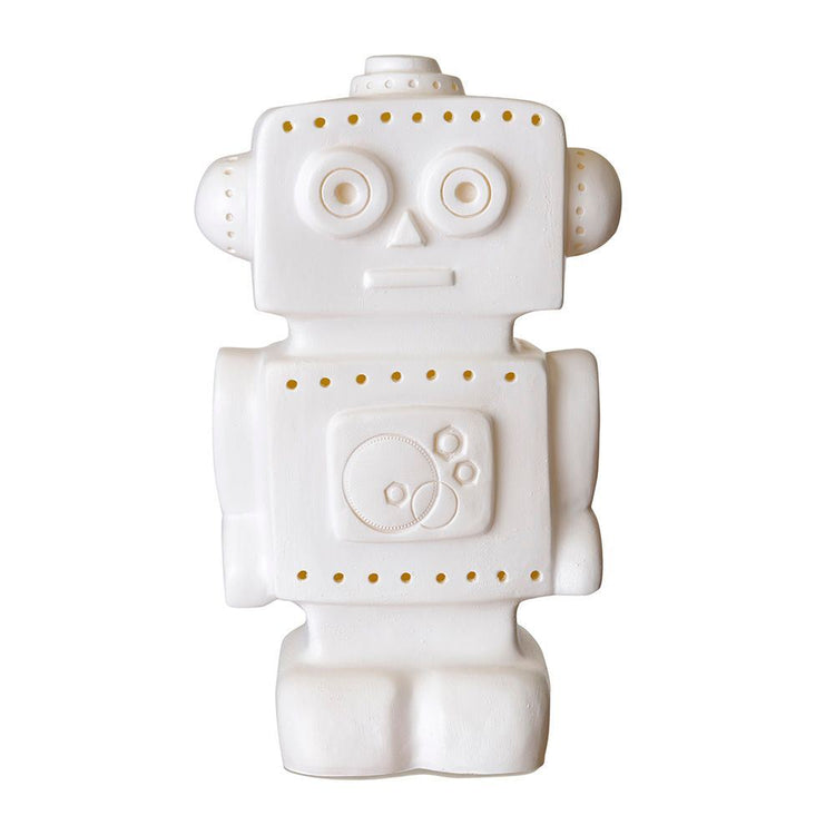Lampe robot Egmont blanche. 33x18x10cm