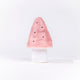 Lampe Egmont champignon vintage rose + dim