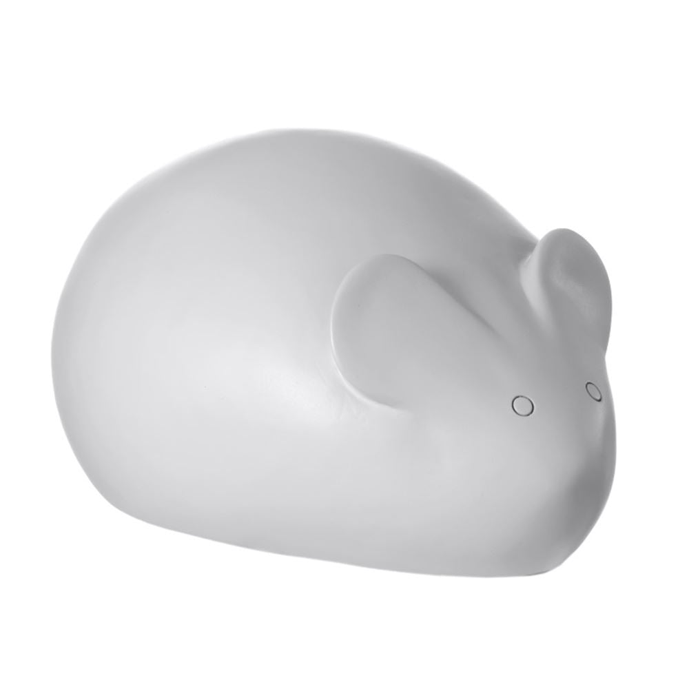 Lampe Egmont jelly mouse gris froid 28 cm.