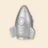 Lampe Egmont fusée argent. 25x15cm