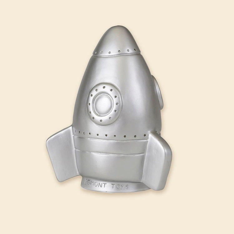 Lampe Egmont fusée argent. 25x15cm