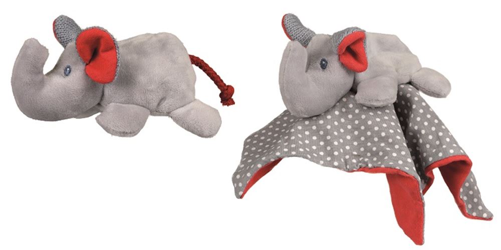 Éléphant en peluche. 21x21 cm. 0+