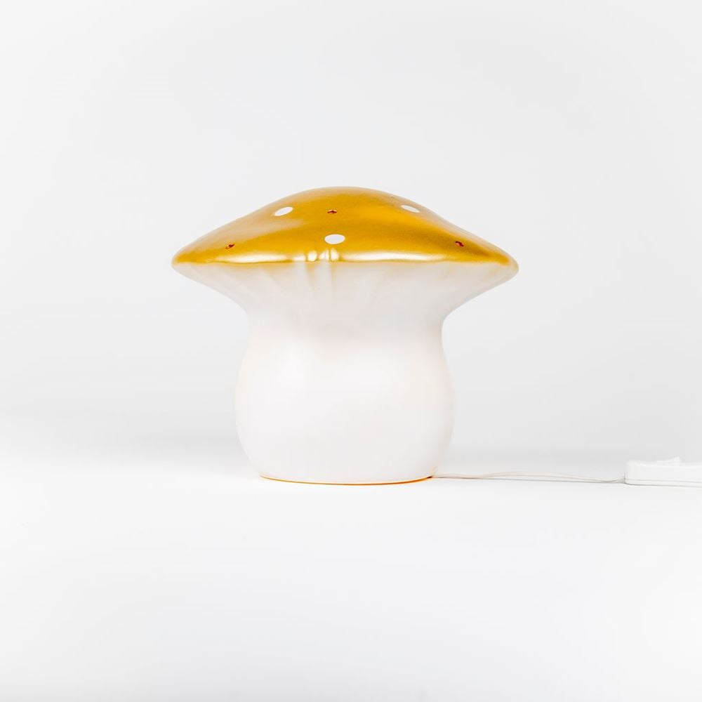 Lampe Egmont champignon doré + variateur.