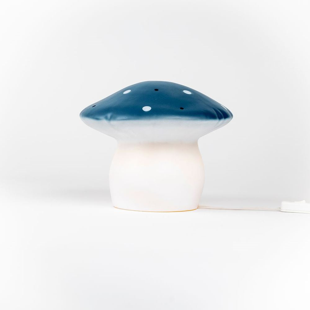 Lampe Egmont champignon jeans + variateur.