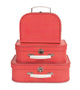 Set de valises Egmont 3-en-1 rouge. 3+
