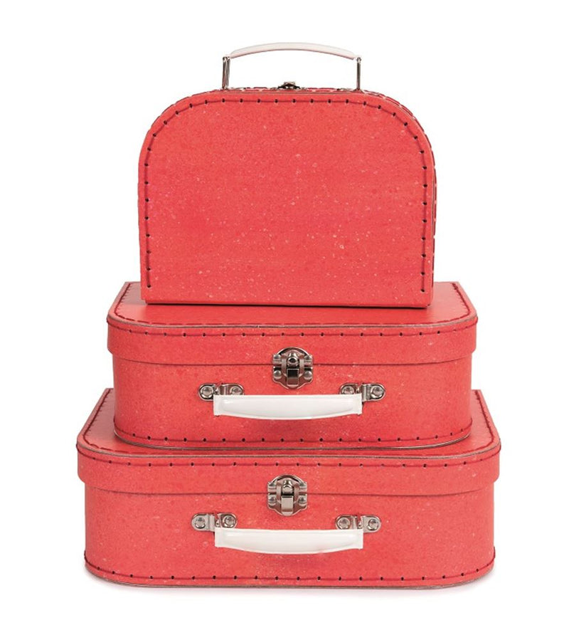 Set de valises Egmont 3-en-1 rouge. 3+